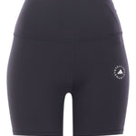Shorts con logo in nero Adidas by Stella Mc Cartney - donna 