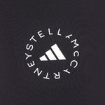 Shorts con logo in nero Adidas by Stella Mc Cartney - donna 