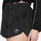 Shorts sportivi con logo in nero Adidas by Stella Mc Cartney - donna 