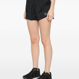 Shorts sportivi con logo in nero Adidas by Stella Mc Cartney - donna 
