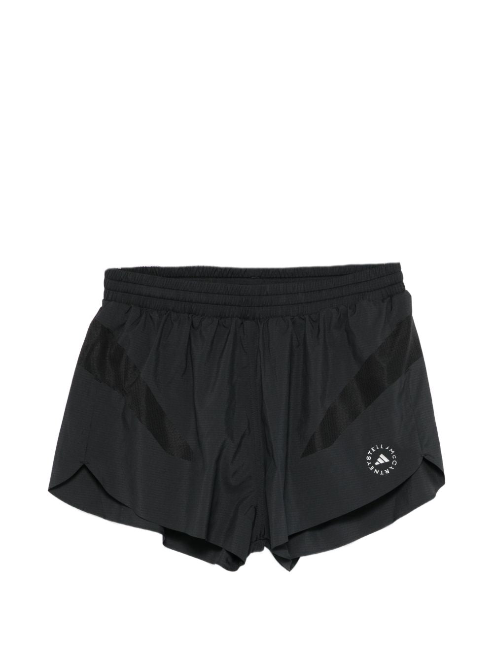 Shorts sportivi con logo in nero Adidas by Stella Mc Cartney - donna 