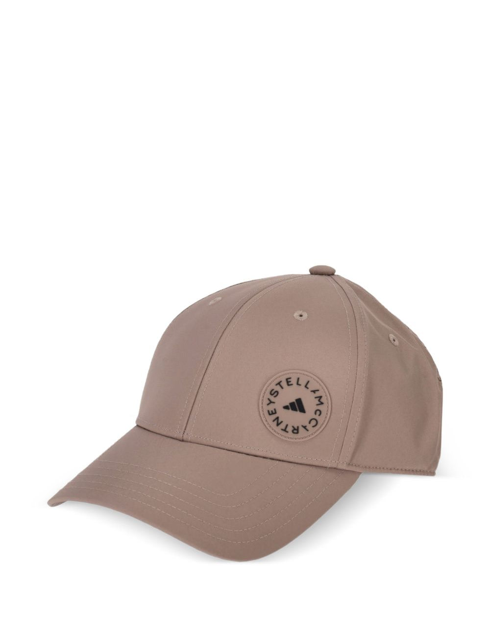 Cappellino con toppa con logo in marrone Adidas by stella mc cartney - donna 