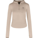 Top con cappuccio in beige Adidas by stella mc cartney - donna 