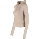 Top con cappuccio in beige Adidas by stella mc cartney - donna 
