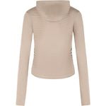 Top con cappuccio in beige Adidas by stella mc cartney - donna 