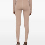 Leggings arricciati con vita alta in rosa Adidas by Stella Mc Mcartney - donna 