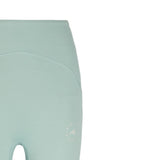 Leggings con logo in verde Adidas by Stella Mc Cartney - donna 