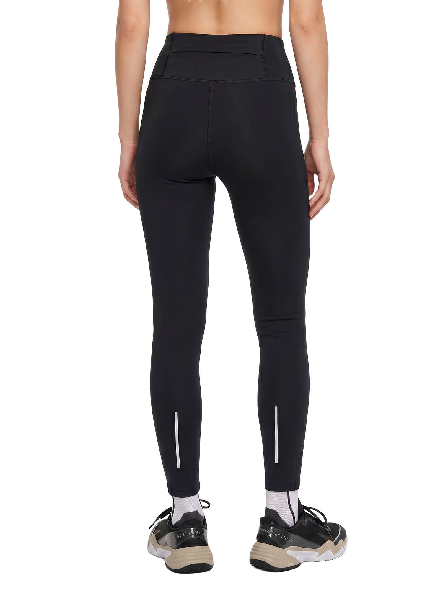 Leggings a vita alta in nero Adidas by stella MC Cartney - donna 