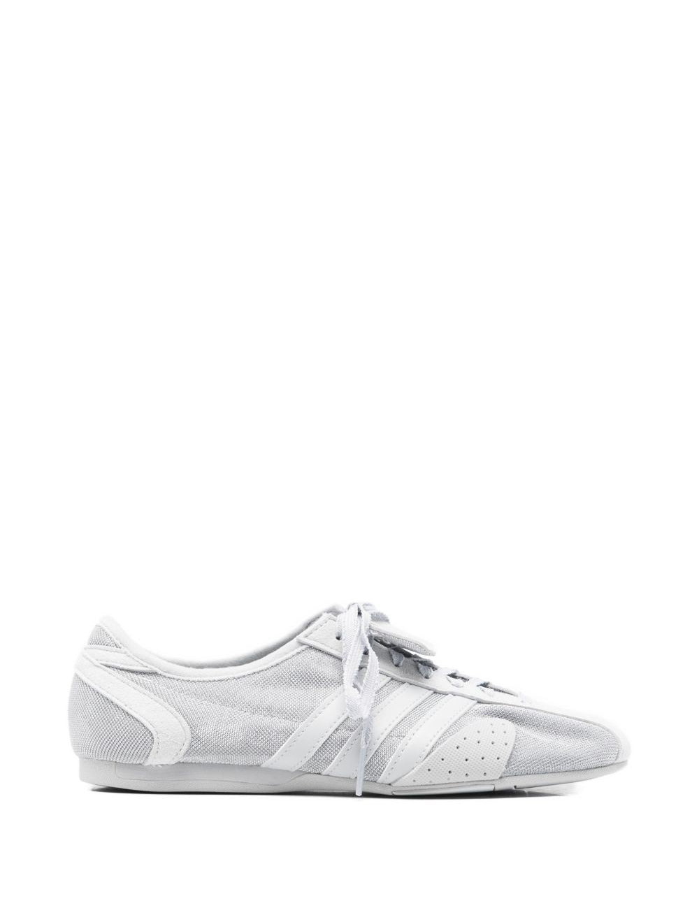 Sneakers con lacci metallizzati in grigio Adidas by stella mc cartney - donna 