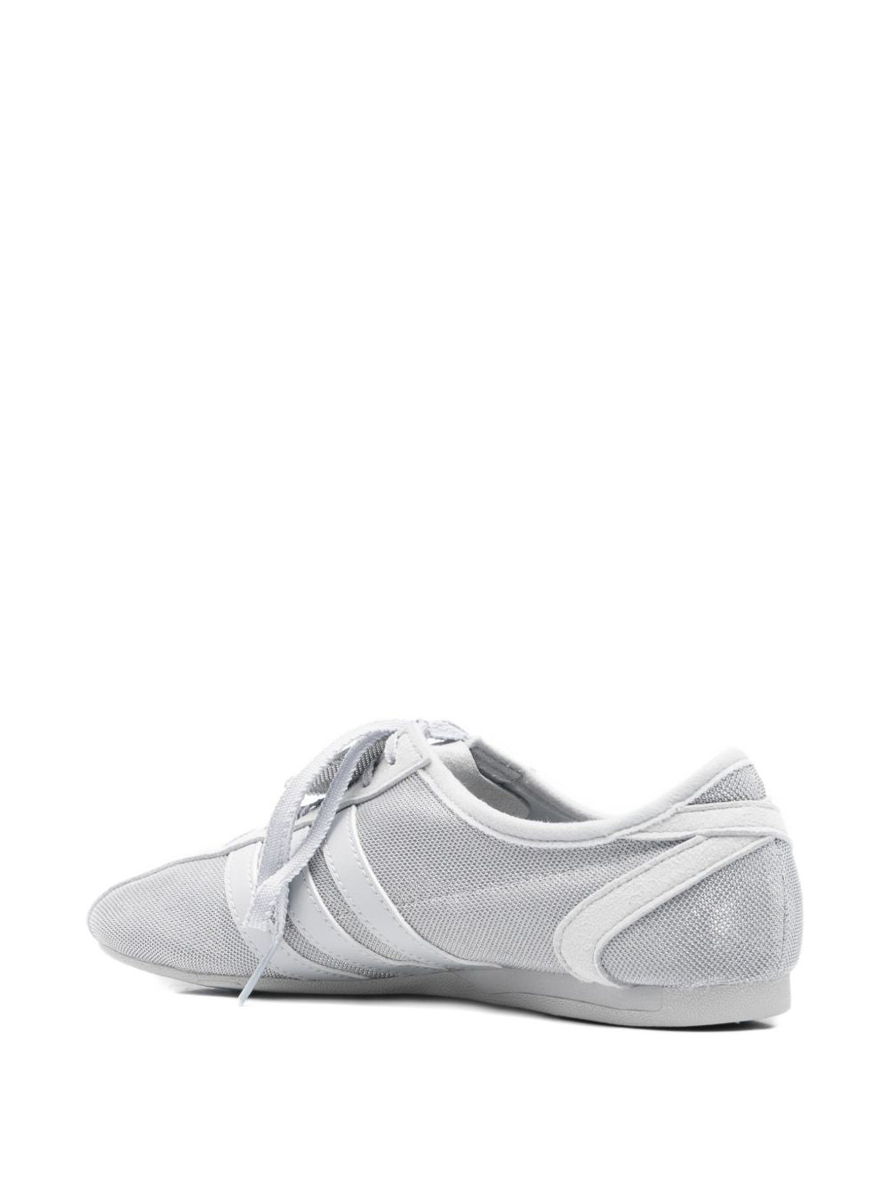 Sneakers con lacci metallizzati in grigio Adidas by stella mc cartney - donna 