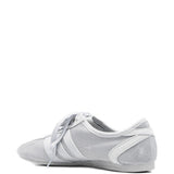 Sneakers con lacci metallizzati in grigio Adidas by stella mc cartney - donna 