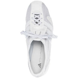 Sneakers con lacci metallizzati in grigio Adidas by stella mc cartney - donna 