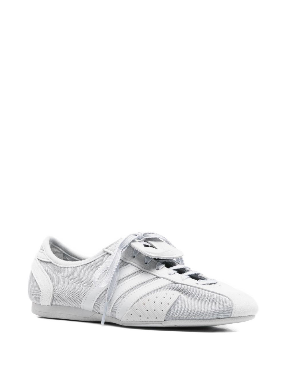 Sneakers con lacci metallizzati in grigio Adidas by stella mc cartney - donna 