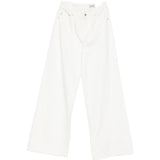Jeans con logo Helsinki in bianco Ag jeans - donna 