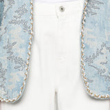 Jeans con logo Helsinki in bianco Ag jeans - donna 