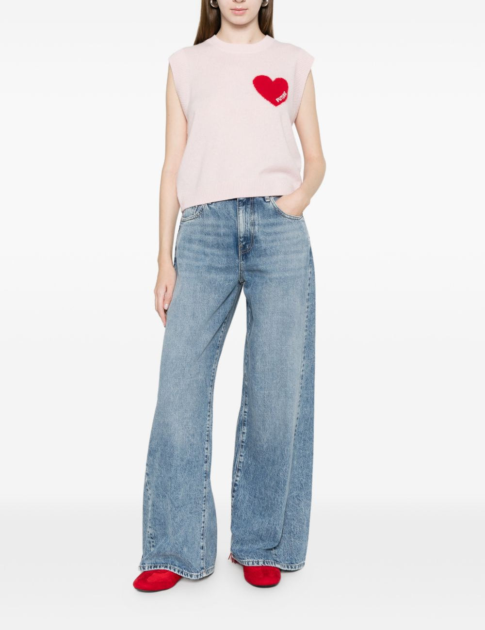 Jeans con logo Helsinki in blu Ag jeans - donna 