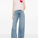 Jeans con logo Helsinki in blu Ag jeans - donna 