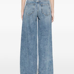 Jeans con logo Helsinki in blu Ag jeans - donna 