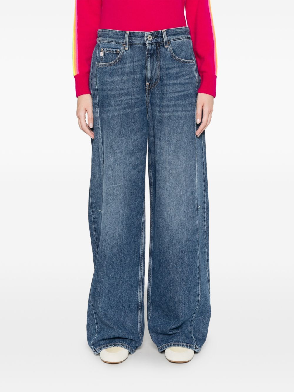 Jeans jesolo con passanti per cintura in blu Ag jeans - donna 