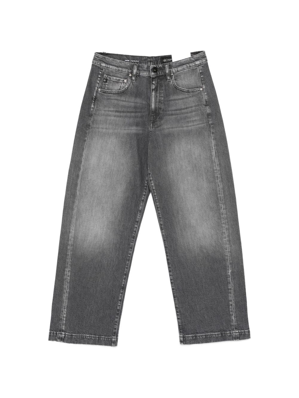 Jeans con toppa e logo Hattie in grigio Ag jeans - donna 