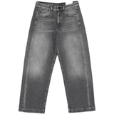 Jeans con toppa e logo Hattie in grigio Ag jeans - donna 