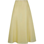 Gonna svasata in seta in giallo Alberta Ferretti - donna 