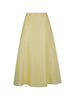 Alberta Ferretti yellow silk flared skirt - women