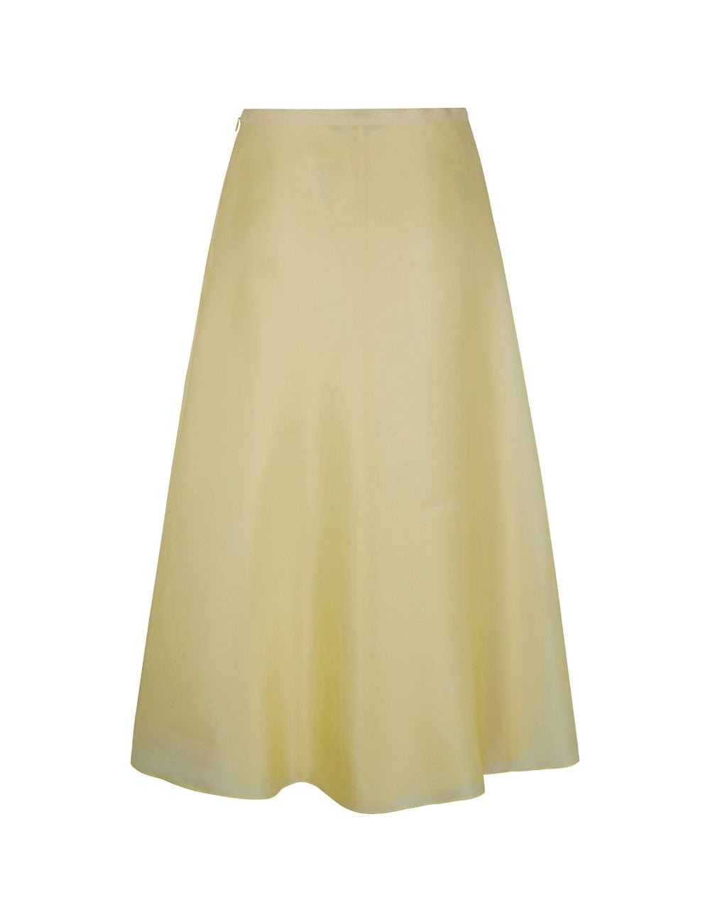 Gonna svasata in seta in giallo Alberta Ferretti - donna 