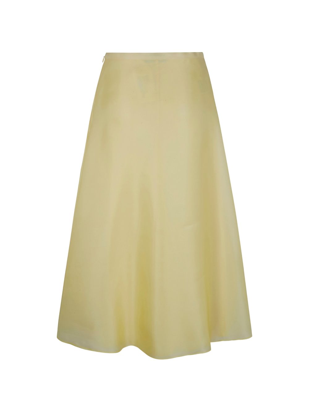 Gonna svasata in seta in giallo Alberta Ferretti - donna 