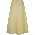 Gonna svasata in seta in giallo Alberta Ferretti - donna 