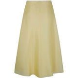 Gonna svasata in seta in giallo Alberta Ferretti - donna 