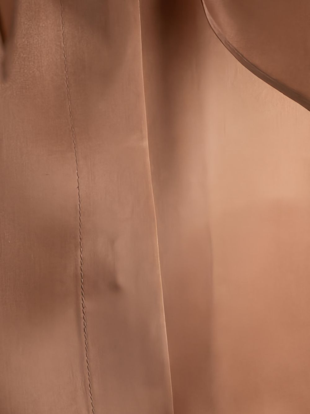 Blusa con fiocco in seta in marrone Alberta ferretti - donna 