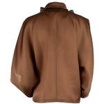 Blusa con fiocco in seta in marrone Alberta ferretti - donna 