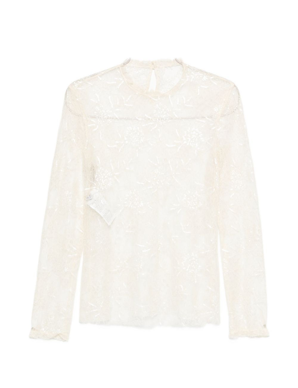 Blusa in pizzo bianco  Alberta Ferretti - donna 