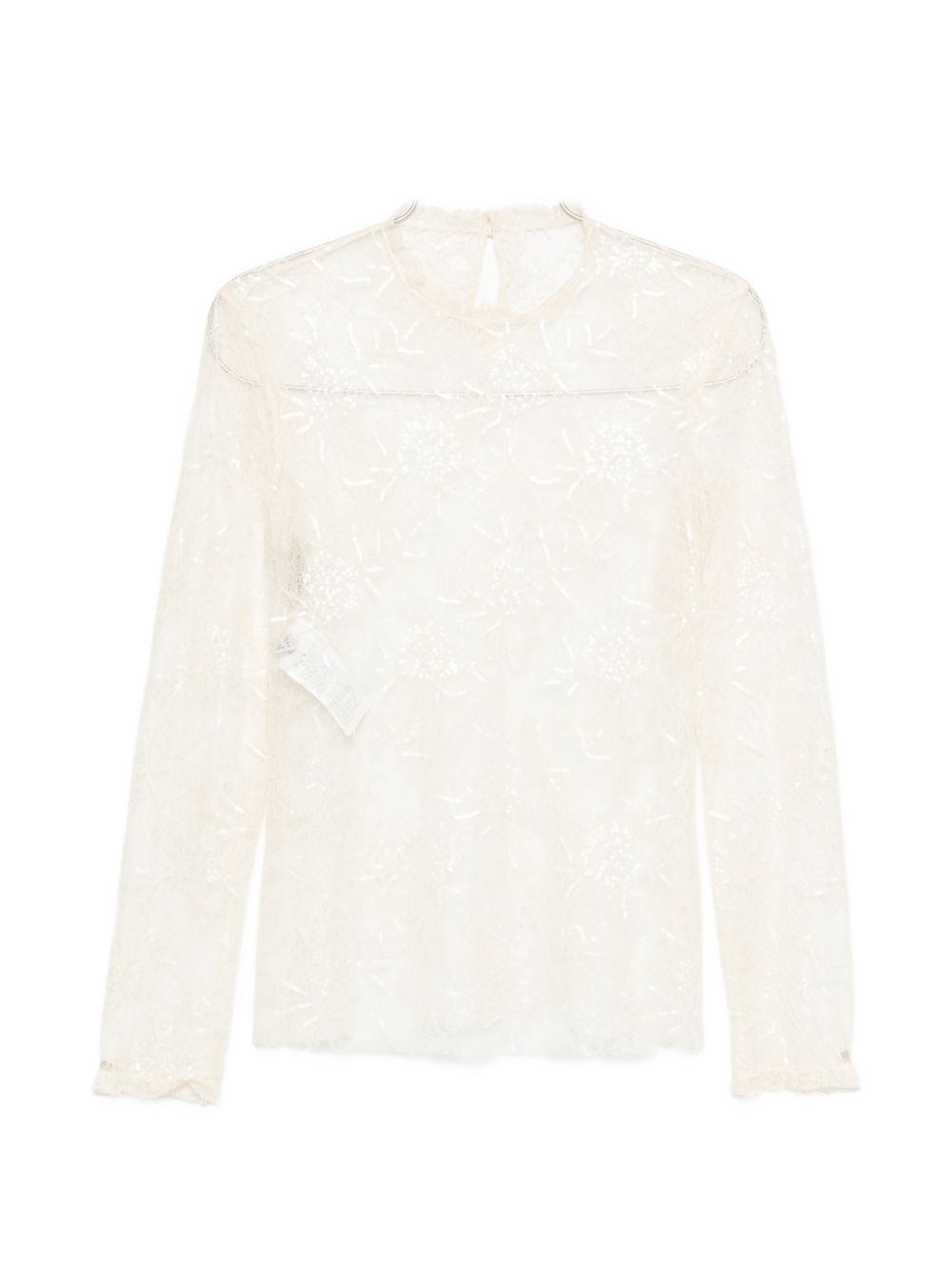 Blusa in pizzo bianco  Alberta Ferretti - donna 