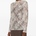 Blusa in pizzo bianco  Alberta Ferretti - donna 