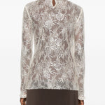 Blusa in pizzo bianco  Alberta Ferretti - donna 