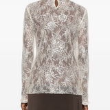 Blusa in pizzo bianco  Alberta Ferretti - donna 