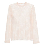Top in pizzo rosa Alberta Ferretti - donna 