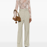 Top in pizzo rosa Alberta Ferretti - donna 