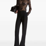 Top in pizzo nero Alberta Ferretti - donna 