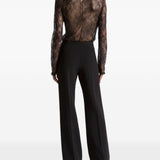 Top in pizzo nero Alberta Ferretti - donna 