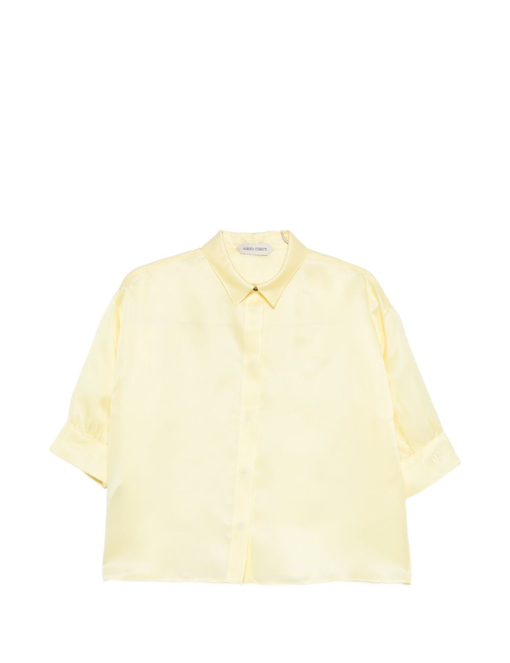 Camicia con maniche 3/4 in giallo Alberta Ferretti - donna 