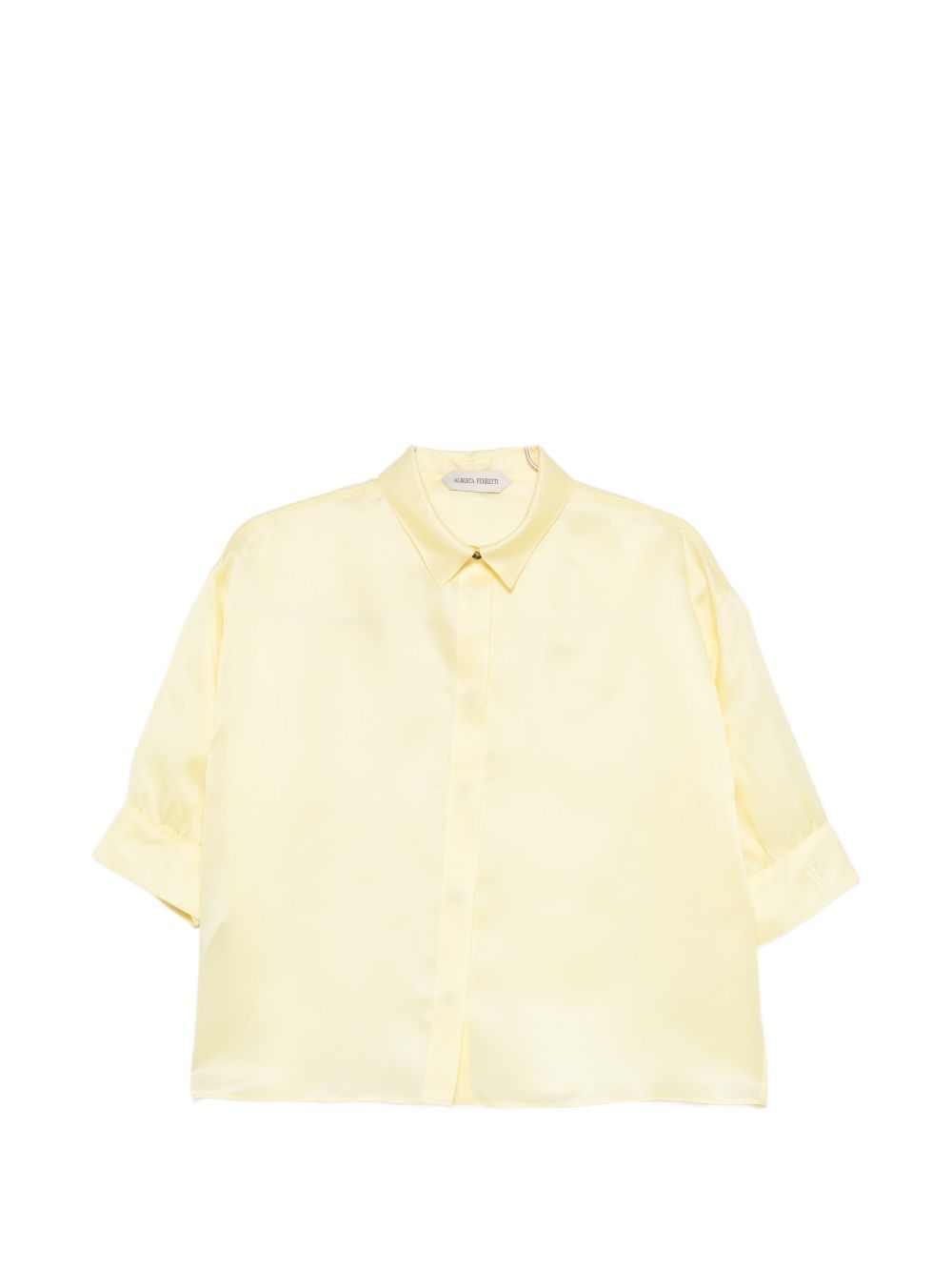 Camicia con maniche 3/4 in giallo Alberta Ferretti - donna 
