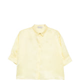 Camicia con maniche 3/4 in giallo Alberta Ferretti - donna 