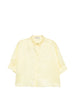 Camicia con maniche 3/4 in giallo Alberta Ferretti - donna
