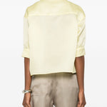 Camicia con maniche 3/4 in giallo Alberta Ferretti - donna 