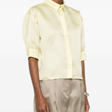 Camicia con maniche 3/4 in giallo Alberta Ferretti - donna 