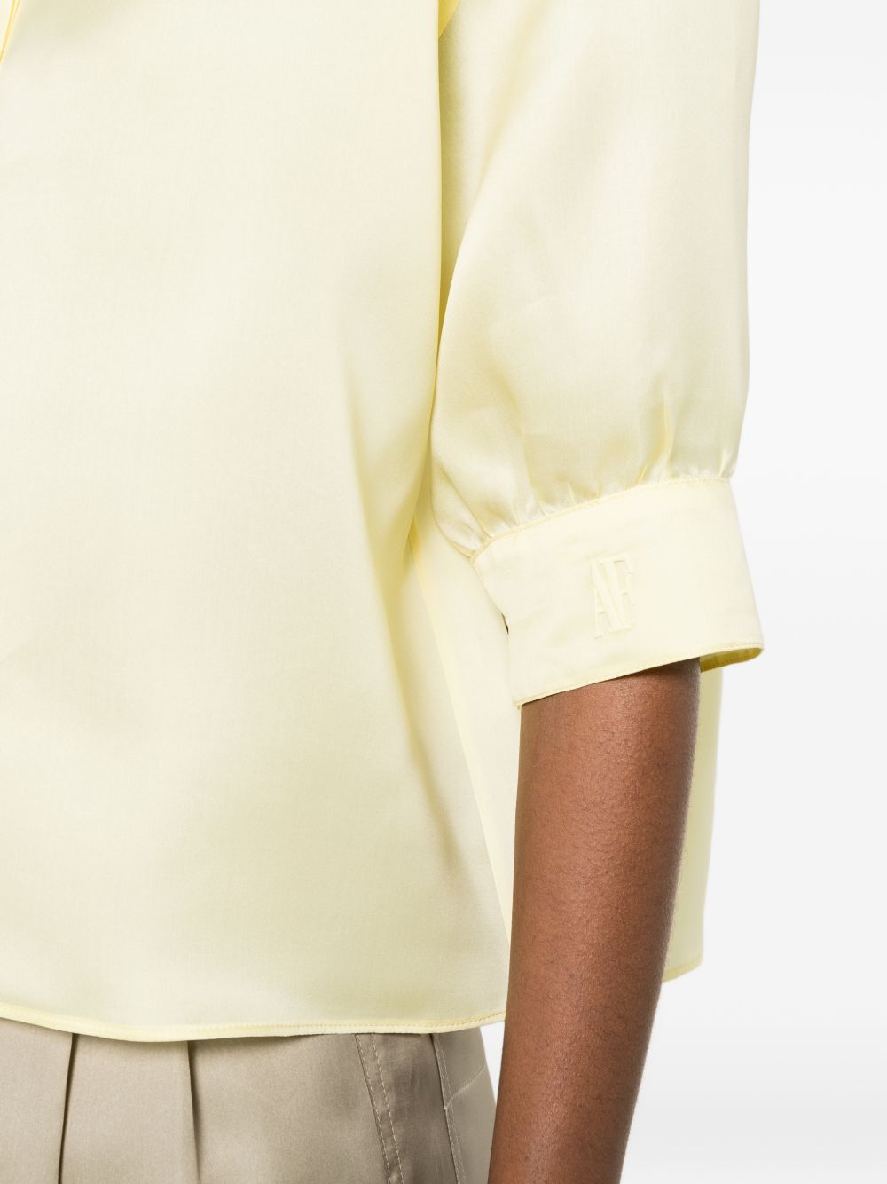 Camicia con maniche 3/4 in giallo Alberta Ferretti - donna 