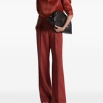 Camicia con bottoni in rosso Alberta Ferretti - donna 